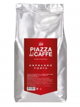 Кофе в зернах Piazza Del Caffe Espresso Forte (Пьяцца Дель Кафе Эспрессо Форте)  1 кг, вакуумная упаковка